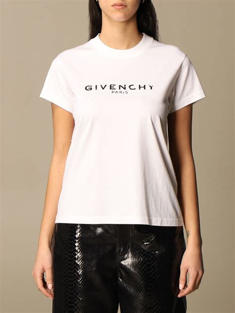 givenchy tshirt damen|givenchy graphic crewneck t shirt.